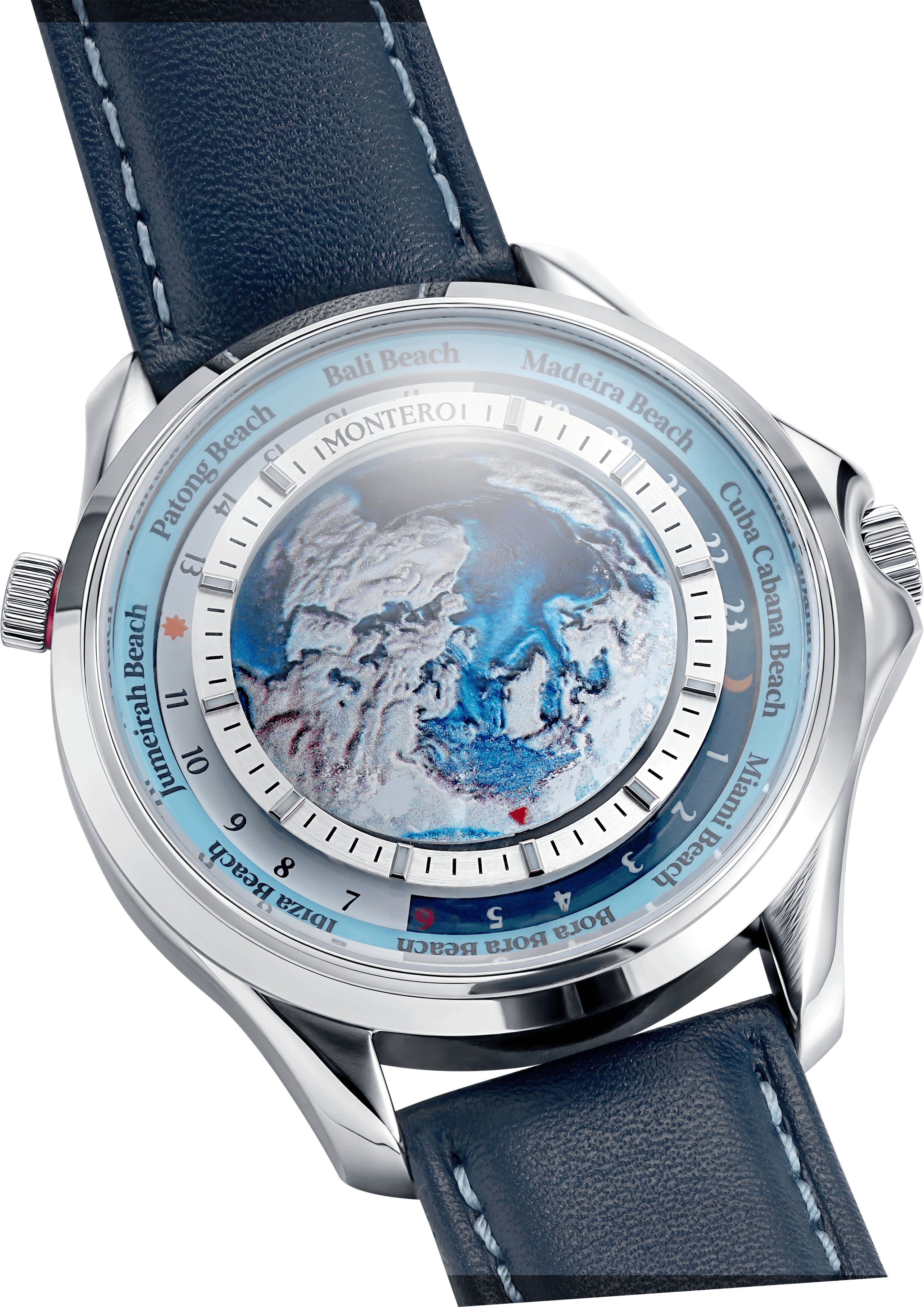 Montero Automatic GMT Watch - Global English Edition (Seiko NH34, 41mm 316L Stainless Steel, Sapphire Crystal, Limited Edition 150 Pieces)